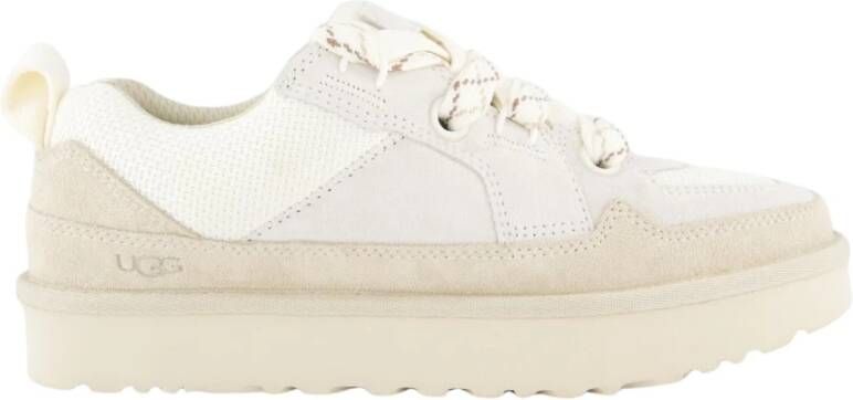 UGG Lage Sneakers Dames W Lo Lowmel Maat: 36 Materiaal: Suède Kleur: Wit