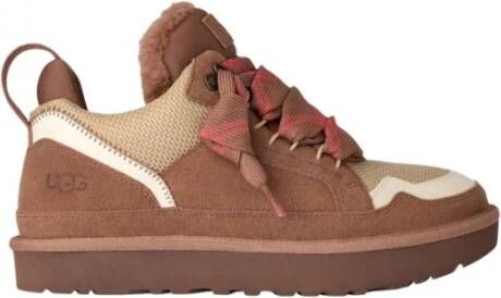 UGG Lage Sneakers Dames W Lowmel Maat: 43 Materiaal: Suède Kleur: Bruin