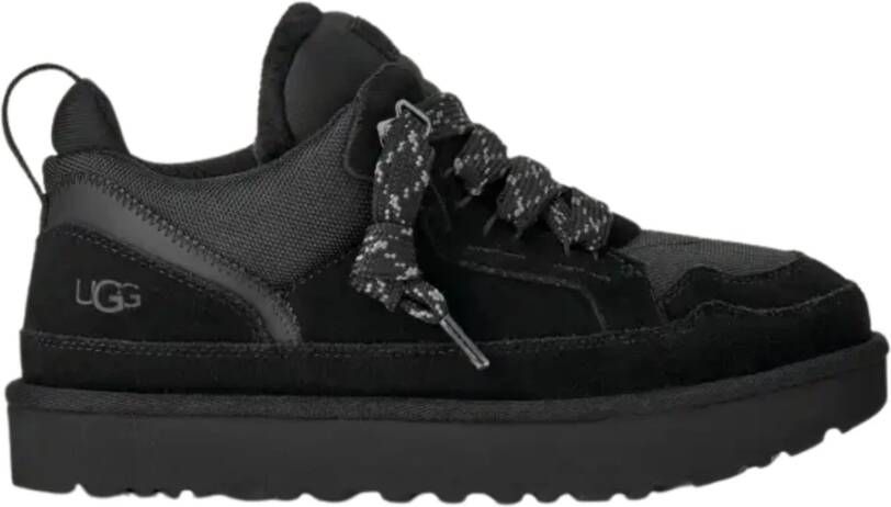 UGG Lage Sneakers Heren M Lowmel Maat: 43 Materiaal: Suède Kleur: Zwart