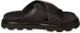 UGG Slippers Dames W Capitelle Crossband Maat: 39 Materiaal: Leer Kleur: Zwart - Thumbnail 7