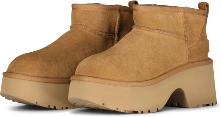 Ugg Luxe Velourslaarzen Moderne Stijl Brown Dames