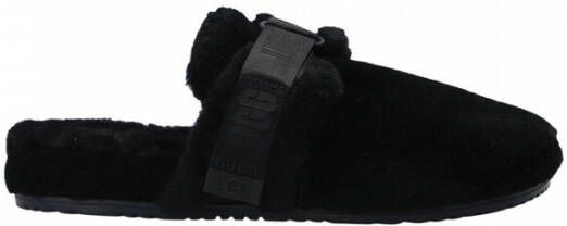 Ugg Fluff It Slide voor Heren in Black Tnl Fluff