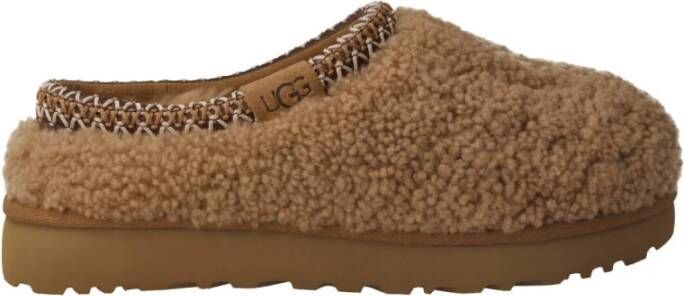 UGG Instappers Dames Tasman Maxi Curly Maat: 37 Materiaal: Textiel Kleur: Cognac