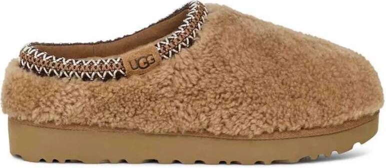 Ugg Maxi Curly Schapenvacht Pantoffels Brown Heren