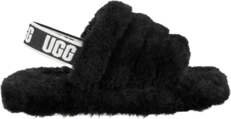 Ugg Fluff Yeah Logo sloffen beige 1095119 fluff yeah nat Beige Dames - Foto 10