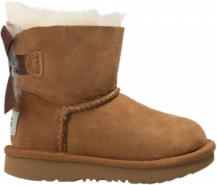 Ugg Dameslaarzen van omgekeerd schapenleer en suède voor herfst winter Beige Dames