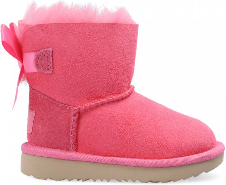 Ugg Mini Bailey Bow II Laarzen voor Babies in Pink Rose Shearling -  Schoenen.nl