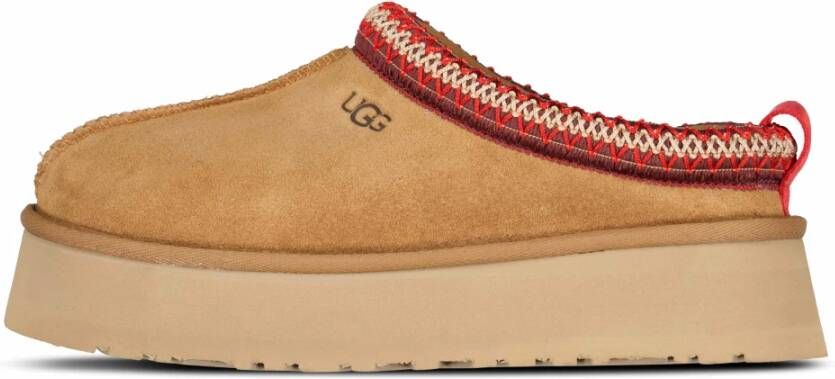 Ugg Modieuze Velours Pantoffels met EVA Zool Bruin Dames
