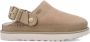 UGG Slippers Dames W Goldenstar Villa Clog Maat: 42 Materiaal: Nubuck Kleur: Camel - Thumbnail 1