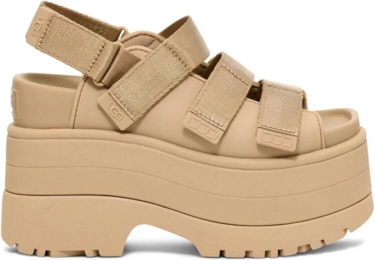 UGG GoldenRise platform sandalen met Velcro band