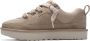 Ugg Casual Comfort Sneaker met Velours en Canvas Mesh Beige Dames - Thumbnail 7