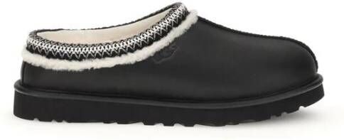 UGG Noir Leren Muiltjes met Sheepskin Binnenzool - Foto 4