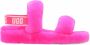 Ugg Oh Yeah Slide Sandalen voor Dames in Taffy Pink | Shearling - Thumbnail 1