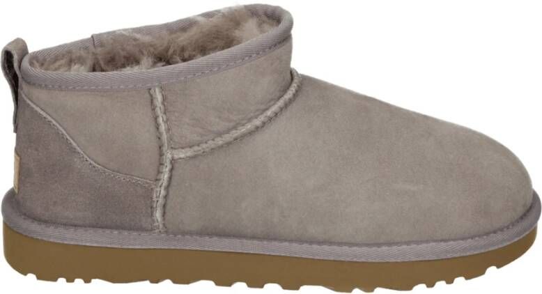 UGG Boots zonder sluiting Unisex Classic Ultra Mini comfortabele schoen vrijetijdsschoen met logopatch