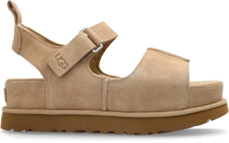 UGG Dames W Goldenstar Hi Maat: 38 Materiaal: Suède Kleur: Beige
