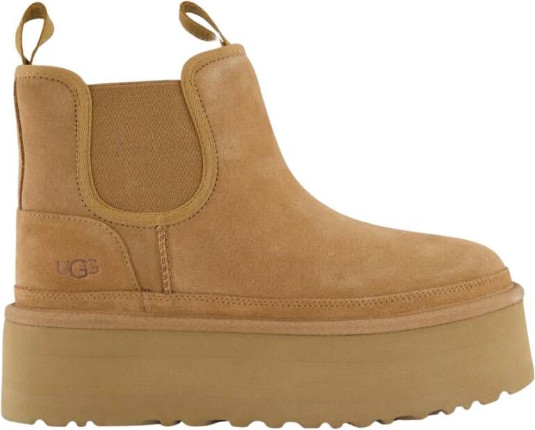 UGG Platform Chelsea Laarzen in Chestnut