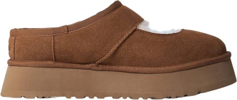 UGG Instappers Dames W Bea Mary Jane Maat: 38 Materiaal: Suède Kleur: Camel