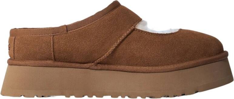 UGG Instappers Dames W Bea Mary Jane Maat: 39 Materiaal: Suède Kleur: Camel