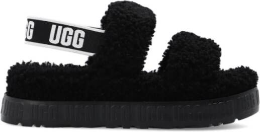 Ugg Oh Fluffita sandalen Zwart Dames