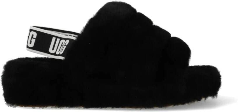 Ugg Fluff Yeah Logo sloffen beige 1095119 fluff yeah nat Beige Dames - Foto 9