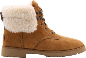 Ugg Romely Heritage korte veterlaars voor Dames in Brown Leder