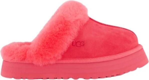 Ugg Disquette Pantoffels voor Dames in Pink Glow