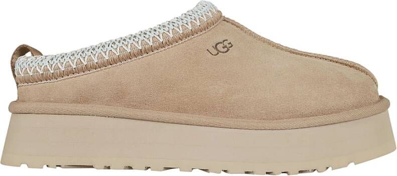 UGG Pantoffels Dames W Tazz Maat: 39 Materiaal: Suède Kleur: Beige