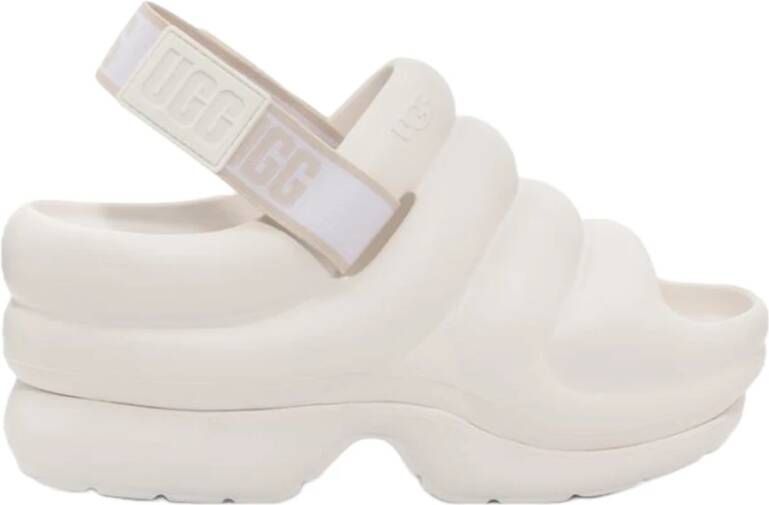 Ugg Flat Sandals Wit Dames