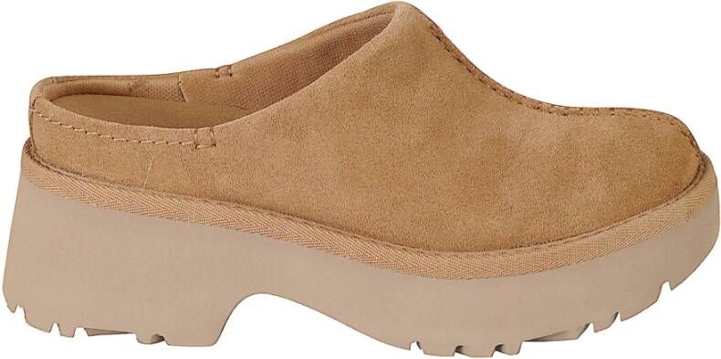 Ugg Stijlvolle New Heights Klomp Brown Dames