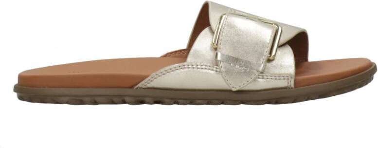 Ugg Solivan Buckle slippers goud1125005 Pgmt Geel Dames