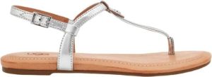 UGG Teenslippers Madeena in metallic-look