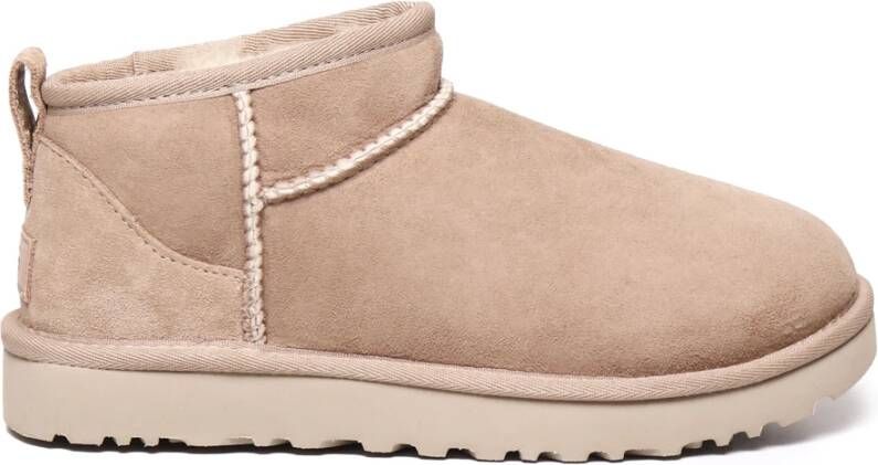 UGG Boots zonder sluiting Classic Ultra Mini comfortabele schoen vrijetijdsschoen met logopatch - Foto 5