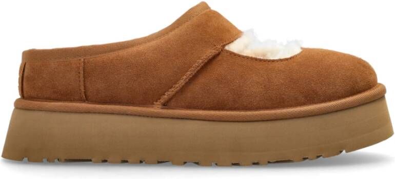 UGG Instappers Dames W Bea Mary Jane Maat: 42 Materiaal: Suède Kleur: Camel