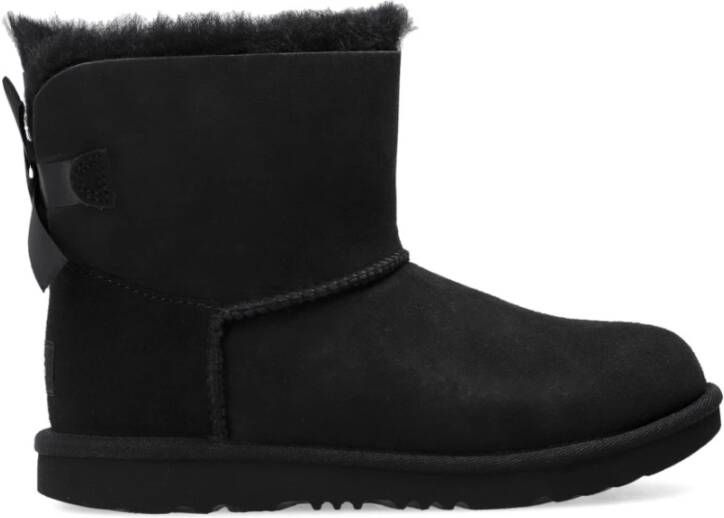 Ugg Mini Bailey Bow II laars voor Grote Kinderen in Black Leder