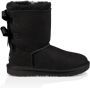 Ugg Short Bailey Bow II laarzen voor Grote Kinderen in Black Shearling - Thumbnail 1