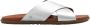 UGG Slippers Dames W Solivan Crossband Maat: 36 Materiaal: Leer Kleur: Zilver - Thumbnail 1