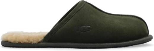 Ugg Logo geëmbosseerde Scuff pantoffels Green Heren