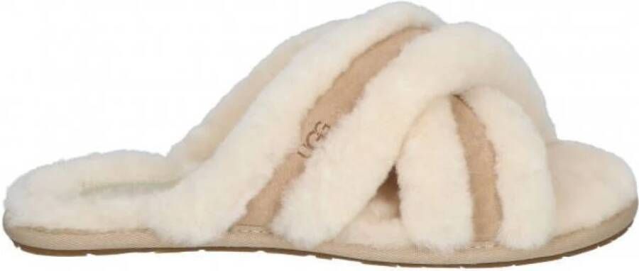 Ugg Beige Pantoffels Wol. Valt normaal: bestel je eigen maat. Beige Dames - Foto 8
