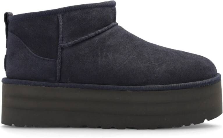 Ugg Classic Ultra korte laars met plateauzool voor Dames in Eve Blue