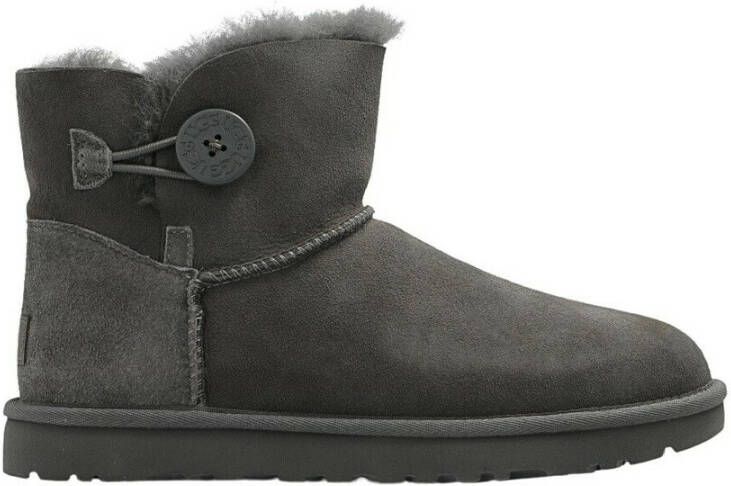 Ugg Mini Bailey Button II Laarzen voor Dames in Grey | Shearling