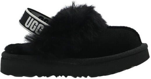 Ugg Funkette pantoffel voor Grote Kinderen in Black Leder