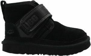 Ugg Neumel Snapback laars voor Grote Kinderen in Black Leder