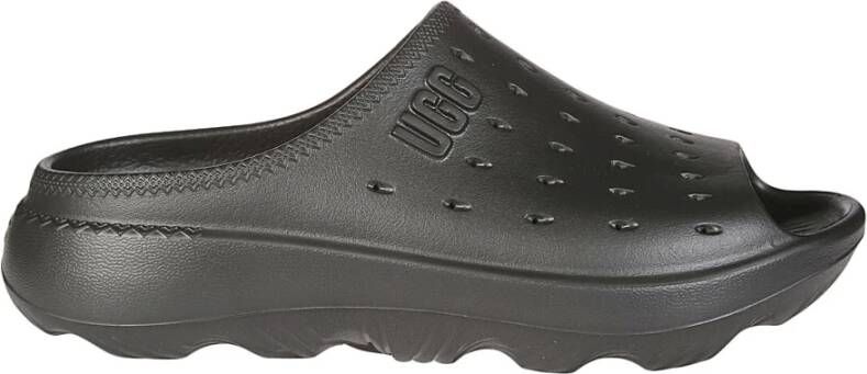 Ugg Zwarte Slide Sandalen Comfortabel Lichtgewicht Black Heren