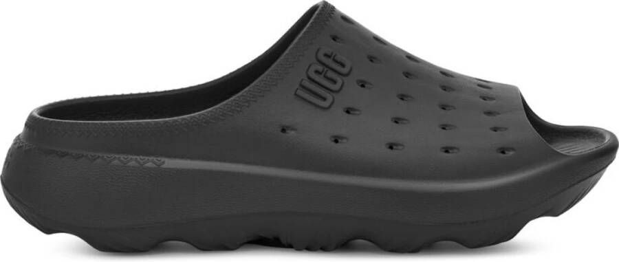 Ugg Geperforeerde Zwarte Sandalen Black Heren