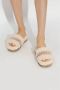 Ugg Cozetta-pantoffel met -boordsel in White - Thumbnail 1