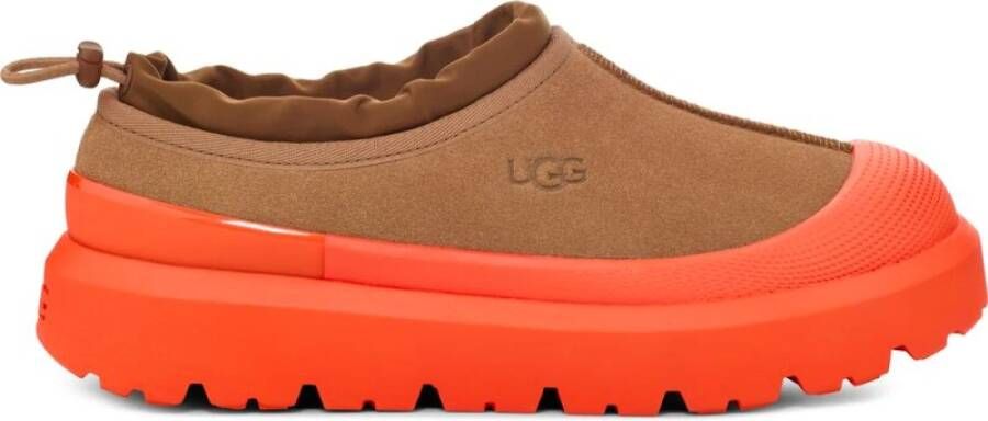 Ugg Oranje Sneakers met Kleurblok Ontwerp Orange Heren
