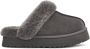 Ugg Grijze Shearling Platform Slippers Gray Dames - Thumbnail 1