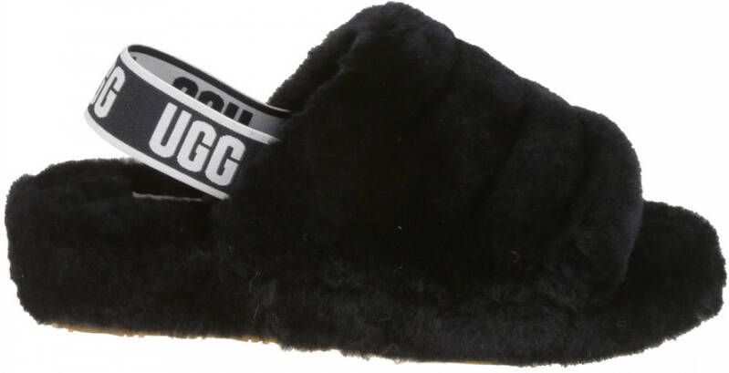 Ugg Fluff Yeah Logo sloffen beige 1095119 fluff yeah nat Beige Dames - Foto 6