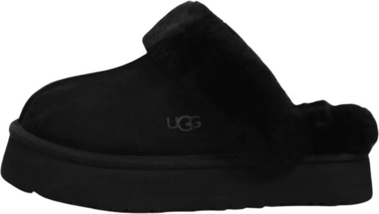Ugg Slippers & Mules Plush Lined Black Slip-On Sandals With Thick Sole in zwart - Foto 3