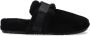 Ugg Fluff It Slide voor Heren in Black Tnl Fluff - Thumbnail 1